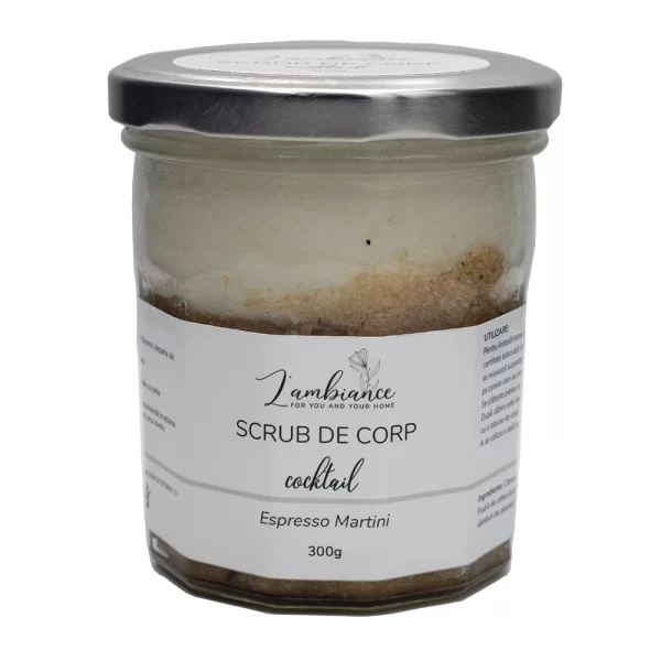 Scrub de corp parfumat cu zahar - Espresso Martini - L'Ambiance