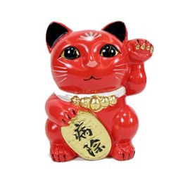 pisica-maneki-neko-rosie