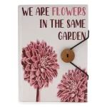 Jurnal handmade - Flowers in the same garden - L'ambiance